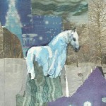 Blue Horse Collage