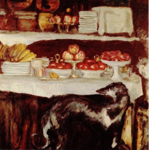 Bonnard-Greyhound_and_still_life_c1920-25_oil_on_canvas