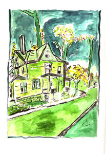 Bob_Dylan_House_on_Union_Street_2007-mixed_media_on_paper